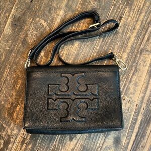 Tory Burch Black Leather Crossbody Bag